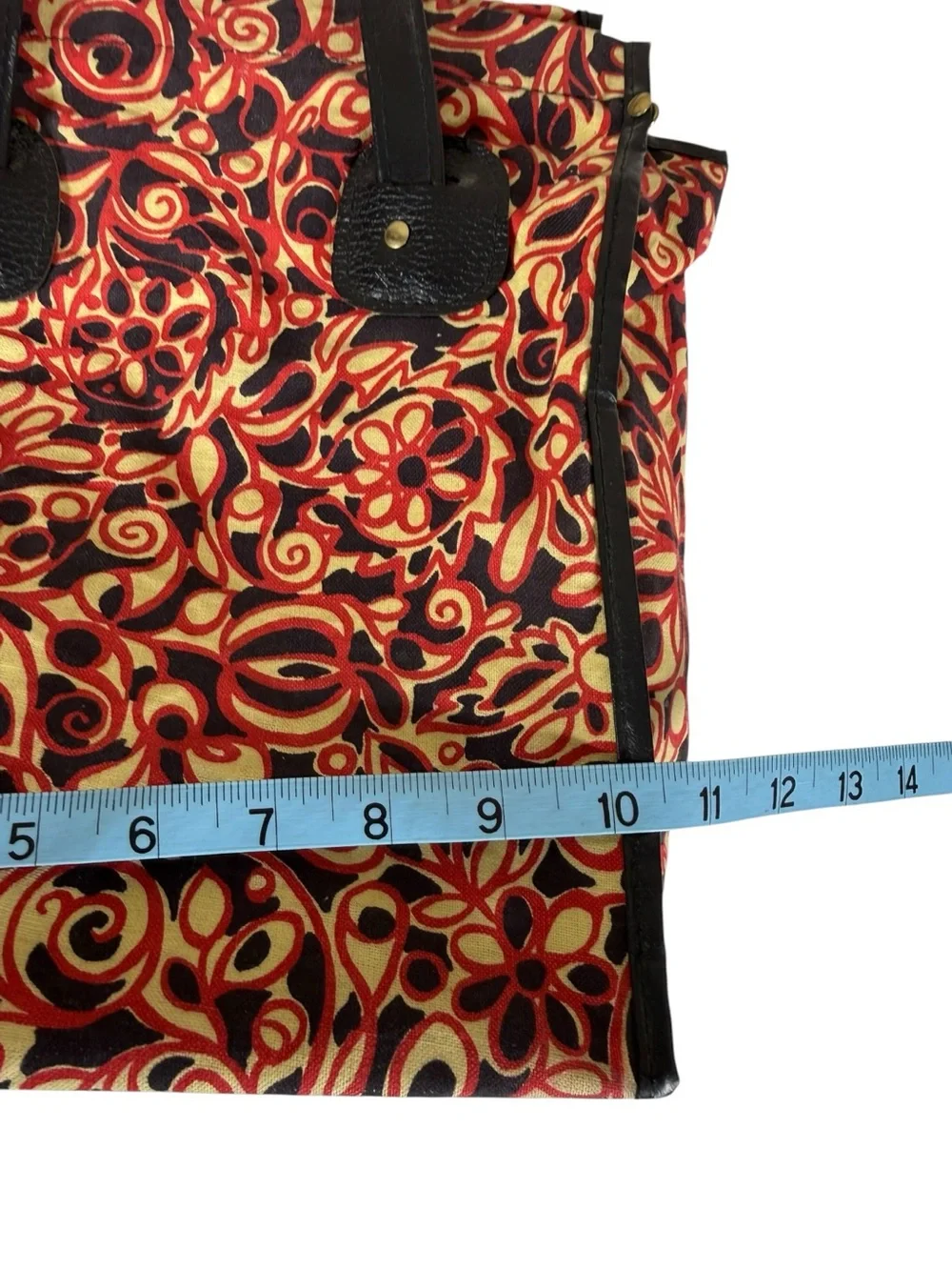 Vintage, Patterned Tote Bag